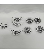 (8) Guildball White Acrylic Tokens - $8.90