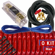 NEW Audiotek 0 Gauge Amp Kit Amplifier Install Wiring HOT 0 Ga Wire 5000... - £58.04 GBP