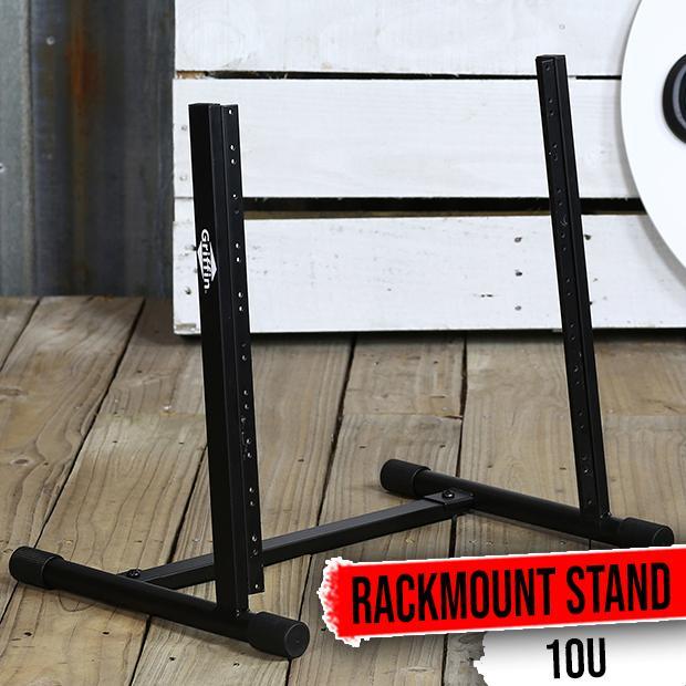 Rack Mount Stand with 10 Spaces by GRIFFIN | Music Studio Recording Equipment So