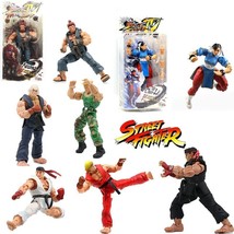 CS Street Fighter IV Action Figure Toys RYU KEN CHUN LI GUILE PVC Model ... - $50.36