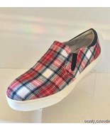 NEW CIRCUS by SAM EDELMAN Woman&#39;s Cruz Loafers/Shoes, Red Plaid (Size 5.... - £23.85 GBP