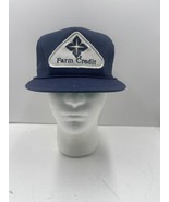 Vintage Farm Credit Patch Trucker Rope Hat Patch USA K-Products 70s 80s 90s - £26.22 GBP