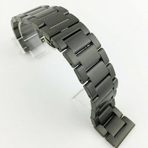 24mm Black Stainless Steel Metal Watch Bracelet Watchband + Tool &amp; Spring Bars - £19.59 GBP