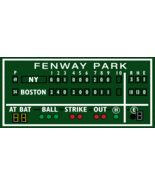 Boston decor, Fenway Park, Green Monster score board Game 7 2004 ALCS - £121.92 GBP