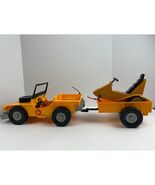 Vintage Kenner Steve Scout Jeep Trailer &amp; Snowmobile Set 1970s Toys - $84.49 CAD