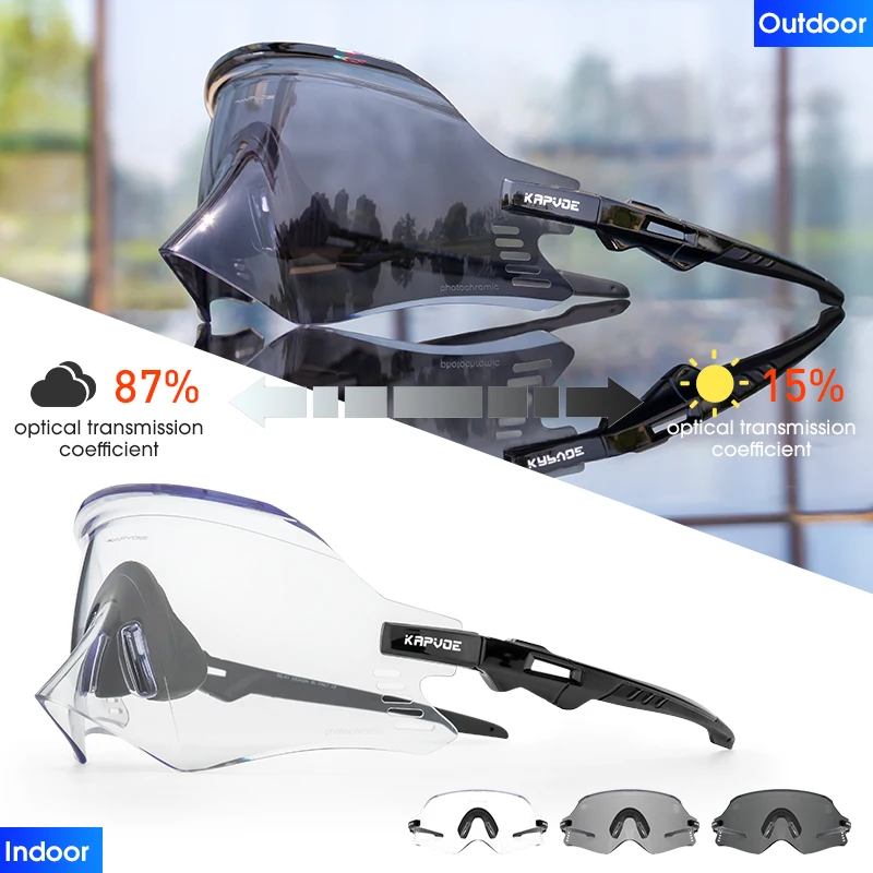 Photochromic New Cycling gles UV400 Men Cycling Gles MTB  Outdoor Eyewear for Wo - £101.72 GBP