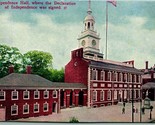 Independence Hall Philadelphia Pennsylvania PA UNP Unused DB Postcard C14 - £3.84 GBP
