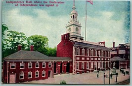 Independence Hall Philadelphia Pennsylvania PA UNP Unused DB Postcard C14 - £3.85 GBP
