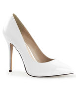 SALE PLEASER Sexy White Patent 5" Stilettos Heels Pumps Bridal Wedding S... - $65.95