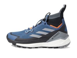 adidas Men Terrex Free Hiker 2.0 Hiking Shoes HQ8396 Blue - $95.00