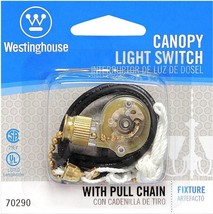 PULL CHAIN Canopy SWITCH 6 amp 125VAC SHINE TOP LS-301A-27/64 WESTINGHOU... - £17.73 GBP