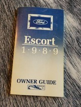 1989 Ford Escort car owner's manual - $19.99