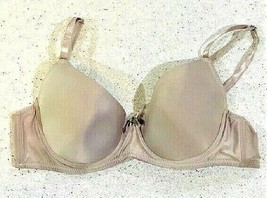 Sofra Bra Size 40C Demi Pale Plum Neutral Color Underwire Padded Back Cl... - $7.74