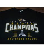 BALTIMORE RAVENS NFL FOOTBALL Super Bowl XLVII CHAMPIONS T-Shirt MENS LARGE - $27.80 CAD