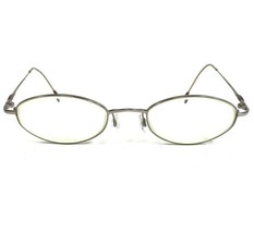 Silhouette M6482 745 V6053 Eyeglasses Frames Gold Round Full Rim 47-20-130 - $55.89