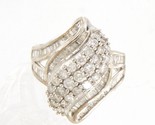8 Women&#39;s Cluster ring .925 Silver 395908 - $299.00
