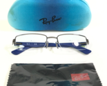 Ray-Ban Kids Eyeglasses Frames RB6264 2757 Blue Green Silver Rectangle 5... - £38.80 GBP