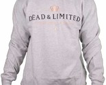 Deadline Grey Dead &amp; Limited Champagne Men&#39;s Crew Neck Sweatshirt Sweate... - $33.54