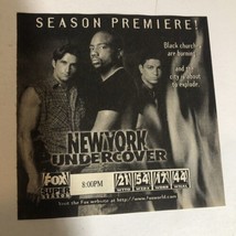 New York Undercover Vintage Tv Guide Print Ad Malik Yoba Michael DeLorenzo TPA25 - £4.77 GBP