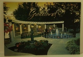 Elvis Presley Postcard Graceland Meditation Gardens Memphis Tennessee  - £2.78 GBP