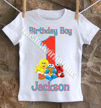 Boys Sesame Street First Birthday Shirt - £15.09 GBP