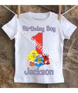 Boys Sesame Street First Birthday Shirt - £14.93 GBP