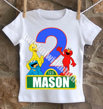 Boys Sesame Street Birthday Shirt - £15.17 GBP