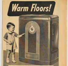 1946 Coleman Automatic Oil Heater Advertisement Vintage Appliance Heat D... - $372.61 MXN