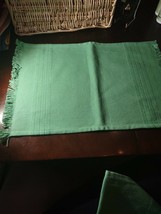 Set Of 2 Green Pier 1 Placemats - $30.57