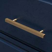 Modern Brushed Brass Cabinet and Drawer Pulls - £7.85 GBP+