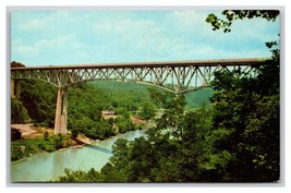 Clay&#39;s Ferry Memorial Bridge Lexington Kentucky KY UNP Chrome Postcard U28 - £2.25 GBP