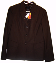 The Limited Stretch Dark Brown Fully Lined Suit Jacket Size L New  NWT - £31.37 GBP