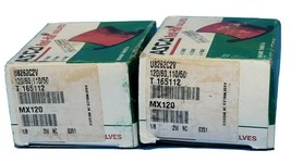 LOT OF 2 NIB ASCO U8262C2V SOLENOID VALVES 120/60, 110/50 - £78.45 GBP