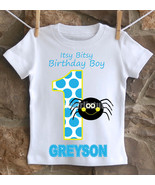 Boys Itsy Bitsy Spider Birthday Shirt - £14.93 GBP