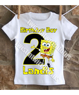 Boys Spongebob Birthday Shirt - £14.93 GBP