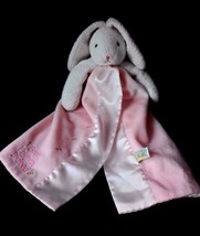 Bunnies By The Bay Best Friends Indeed Bunny Rabbit Pink Security Blanke... - £17.95 GBP