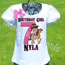 Cowgirl Birthday Shirt - £15.00 GBP