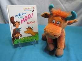 Dr. Seuss Mr. Brown Can Moo! Can You? Hardback Book &amp; Plush Toy Kohl&#39;s Cares - £11.70 GBP