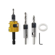 Multi-Size Drill Bits Hex Shank Countersink Drill Bit Set, 1/4” Hex Shank） - £33.63 GBP