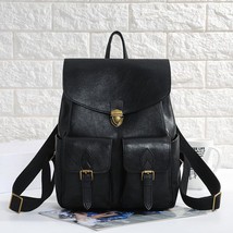 2022 New Vintage Nature Cow Leather Women Bag High Quality Backpack Large Capaci - £155.96 GBP