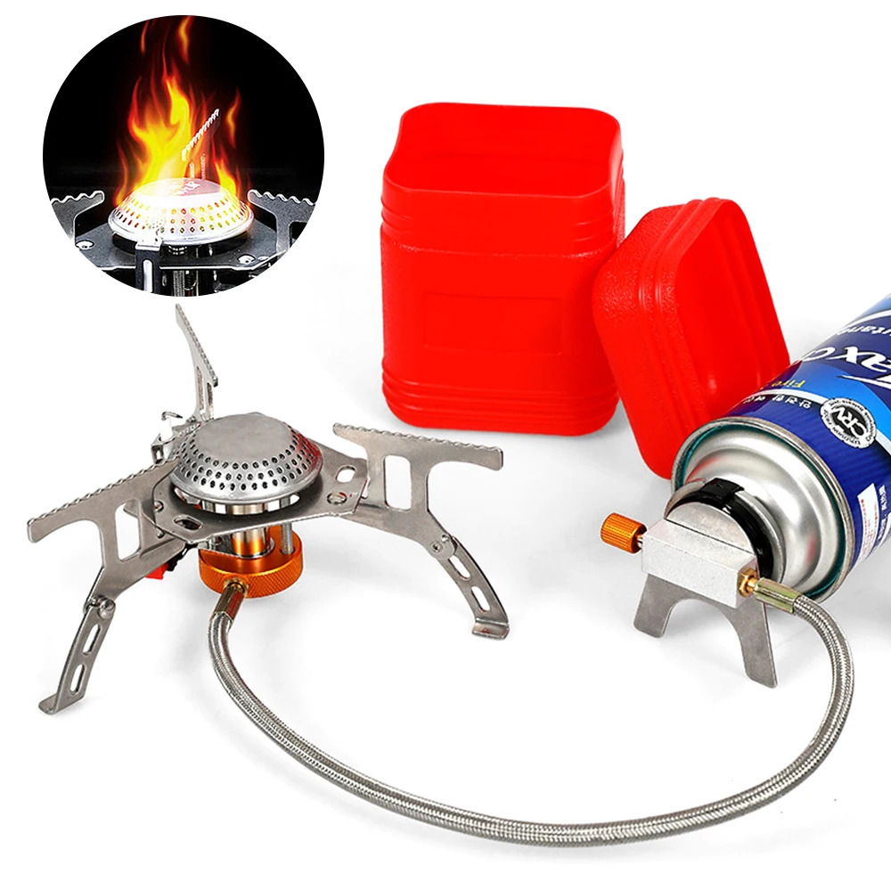 Sporting 3500W Ultralight Folding Portable Camping Gas Stove with Storage Case f - £41.55 GBP