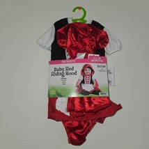 NEW Red Riding Hood Halloween Costume Baby Girl 12-18 Months Bodysuit Sk... - $17.77