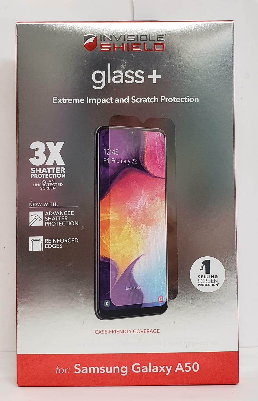 ZAGG - InvisibleShield Glass+ Screen Protector for Samsung Galaxy A20 - $6.89