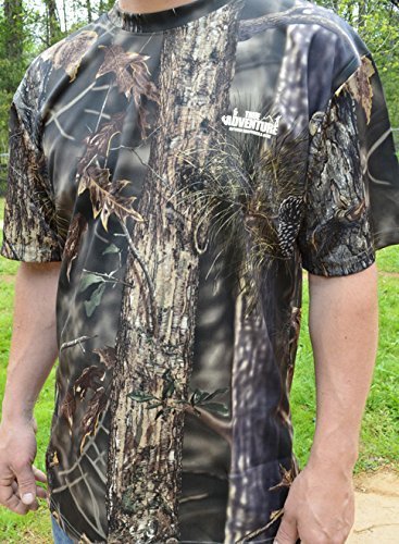 Pine Oak Timber Camouflage Moisture wicking Hunting Camo T-shirt True Adventu... - $12.73
