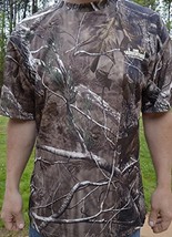 Pine Oak Timber Camouflage Moisture wicking Hunting Camo T-shirt True Adventu... - £10.13 GBP