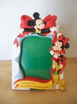 1993 Walt Disney World Cast Holiday Celebration Mickey and Minnie Mouse Picture  - £19.65 GBP