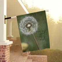  Decorative House Flag Size 24.5&#39;&#39; × 32&#39;&#39; Dandelion House Flag, Dandelio... - £32.01 GBP