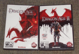 Dragon Age Origins &amp; Dragon Age II PC RPG Computer Video Games by BioWare - £11.95 GBP