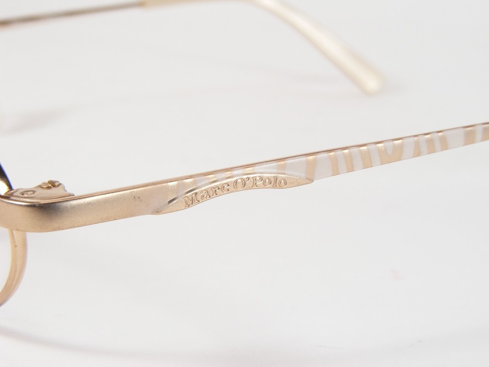 Vintage Marc O'Polo 3680 A Gold /Beige UNIQUE RARE EYEGLASSES GLASSES 50-17-140 Item image 5