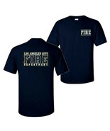 NEW AUTHENTIC LAFD T-Shirt Navy or Black LOS ANGELES City FIRE Dept SM-5... - £16.53 GBP+